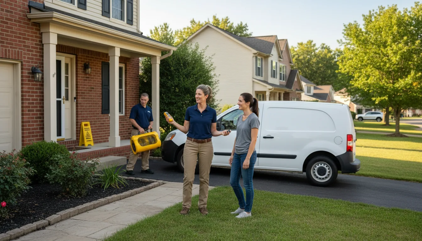 Residential water damage restoration in Murphy, ID